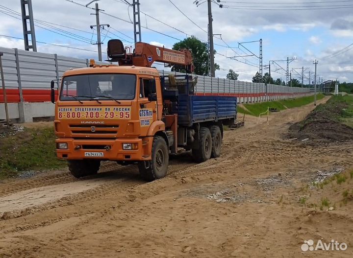 Аренда от 280 часов Манипулятор вездеход 7 тн 10 м