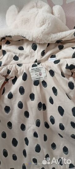 Шуба для девочки Zara p.98