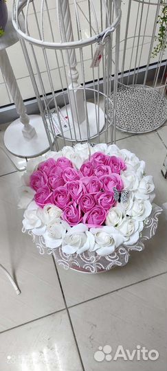 Букет сердце