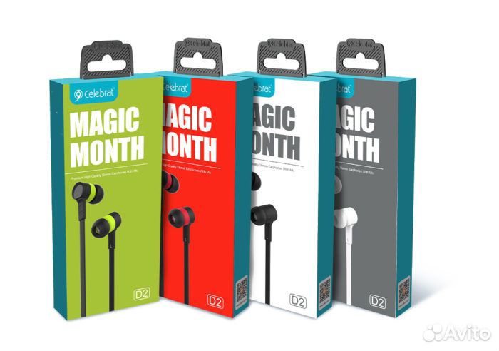 Наушники Celebrat D2 green
