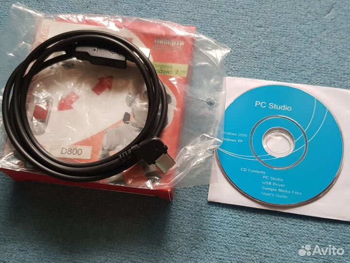 USB Кабель для пк на Samsung D800 (+CD Диск)