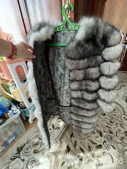 Шуба из песца