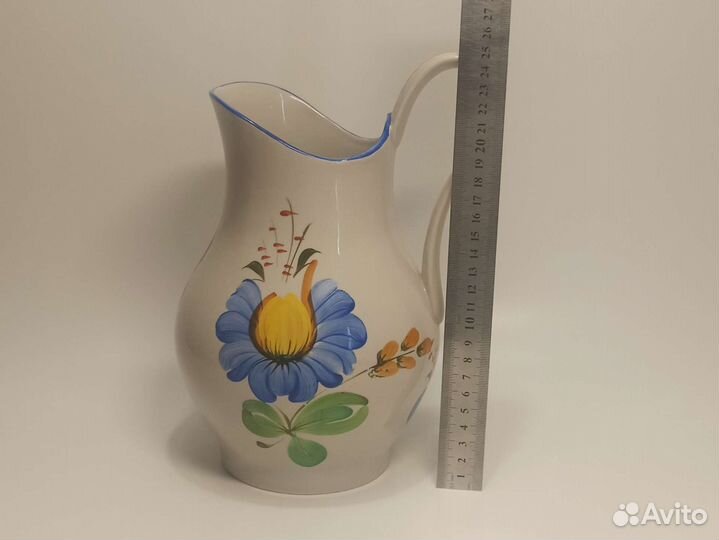 Фарфоровый Кувшин Фарфор СССР Ручная Роспись