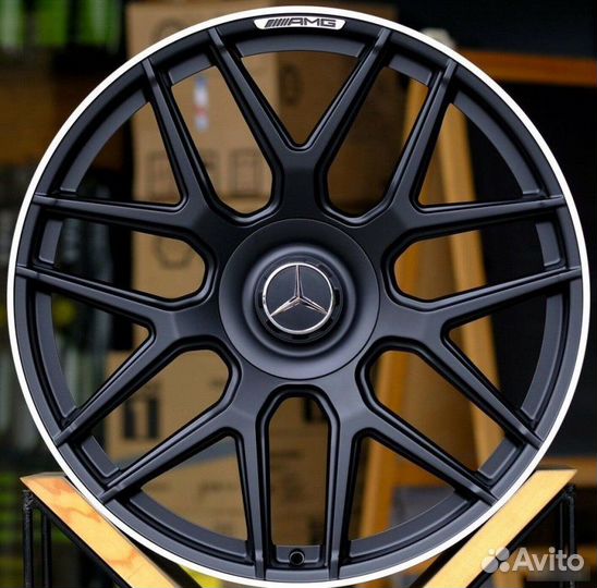 Кованые диски в стиле AMG Mercedes GLC-coupe r21