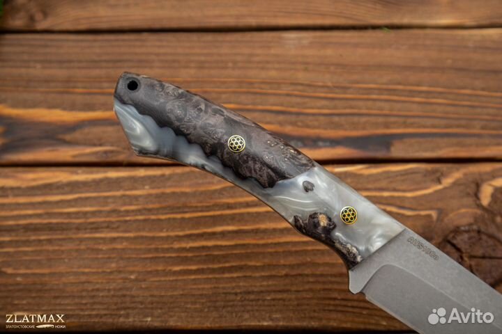 Златоустовский нож, сталь нержавеющая AUS10co