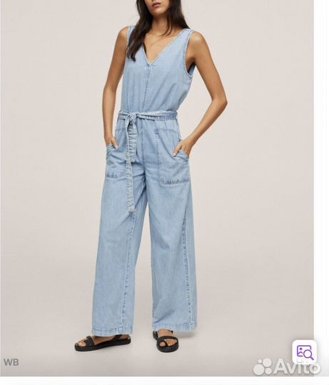 Комбинезон джинсовый mango