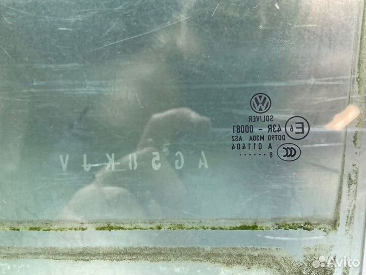 Стекло двери задней правой Volkswagen Passat B6