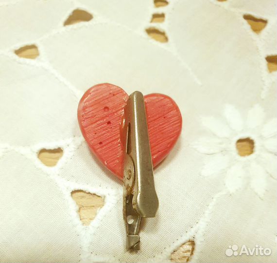 Прищепка сердечко love