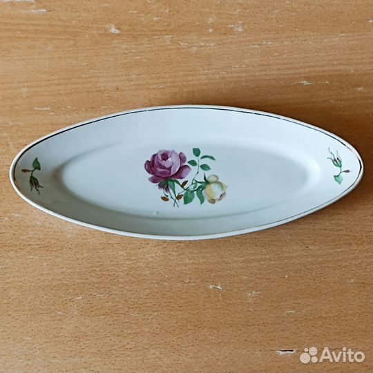 Салатник. Соусник. Селёдочница.Фарфор.Дулево. СССР