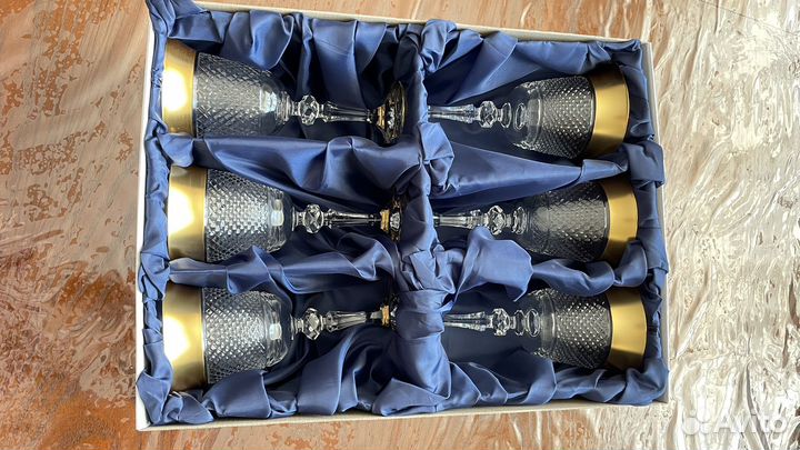 Хрустальные бокалы/фужеры. Чехия