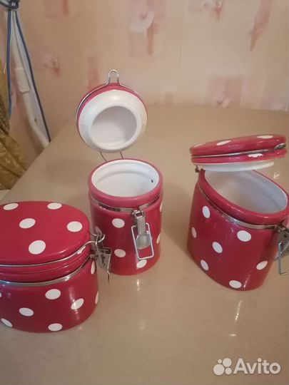 Банки для сыпучих продуктов керамика