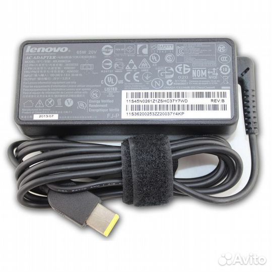 Адаптер для Lenova Yoga 13, B50-30, G50: 20V 3.25A