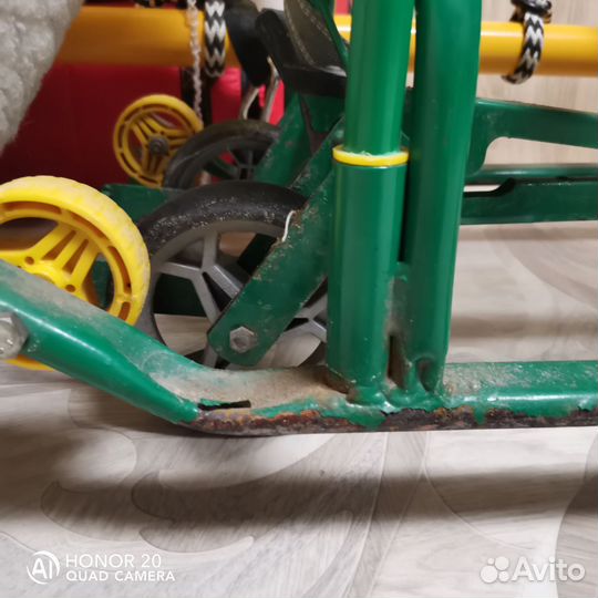 Санки на колесах