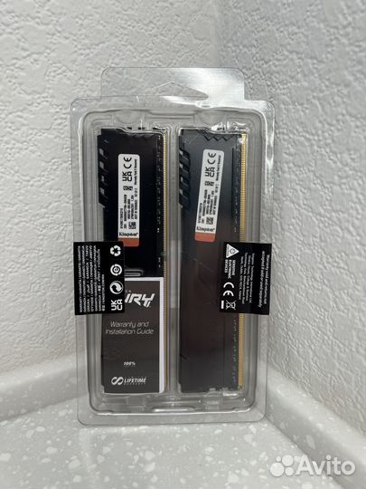 Оперативная память DDR4 Kingston Fury Beast 2x8 гб