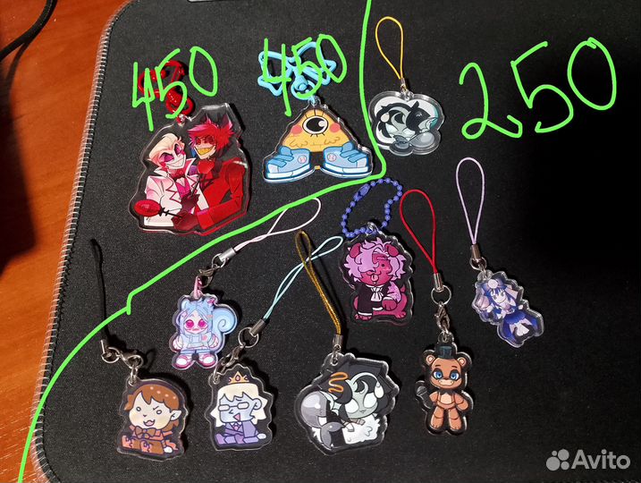 Авторские брелоки мерч