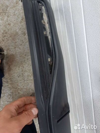 Hyundai solaris 2 юбка заднего бампера