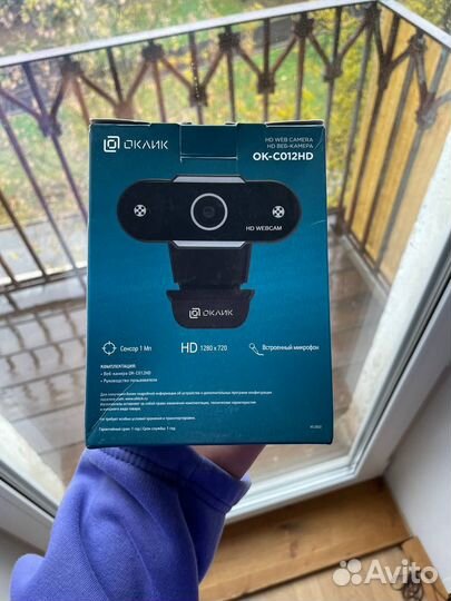 Web-камера Oklick OK-C012HD, черный