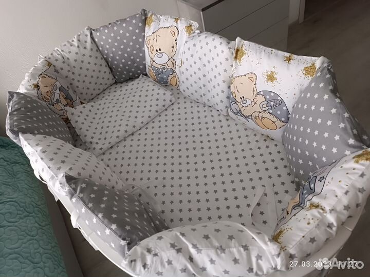 Бортики в детскую кроватку