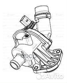 Термостат для а/м VW Passat B5 (96) /Audi A4 (00