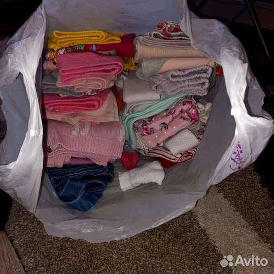 Вещи пакетом на девочку 1 год