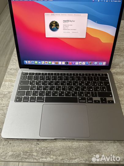 Apple macbook pro 13 2020 m1 8gb 245gb