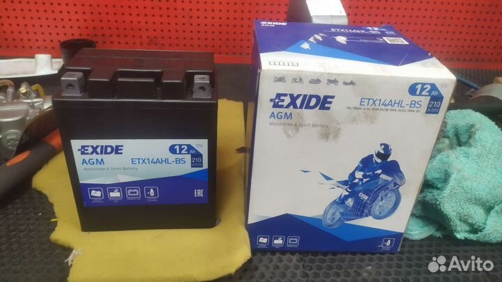 Аккумулятор exide ETX14AHL-BS AGM
