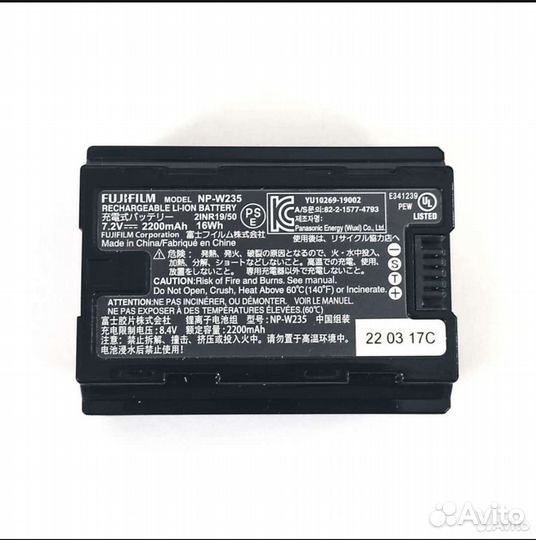 Аккумулятор Fujifilm NP-W235 оригинал