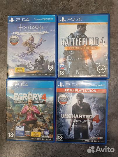 Игры для приставок ps4