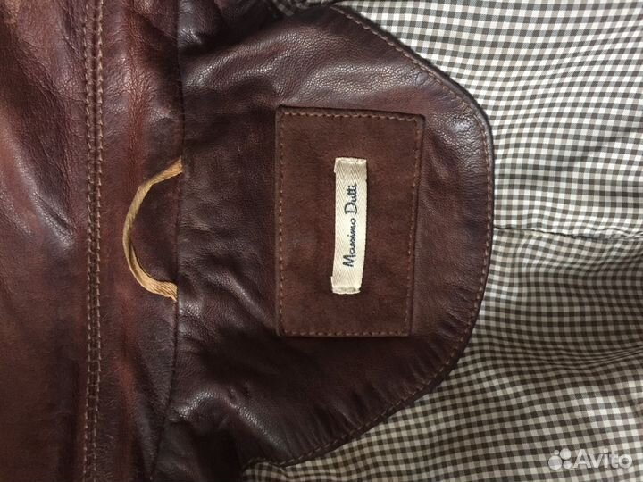 Куртка Massimo Dutti кожа