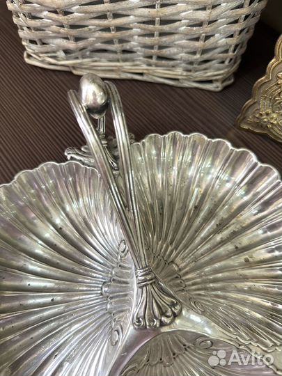 Менажница. Серебрение