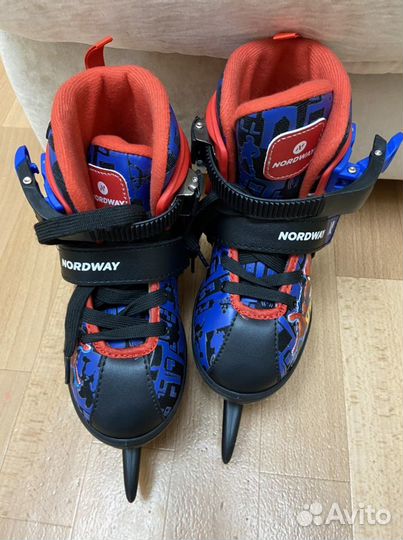 Коньки детские раздвижные Nordway 31-36