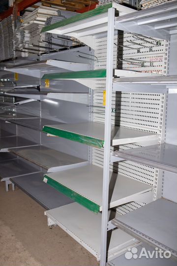 Стеллаж металлический торговый для магазина