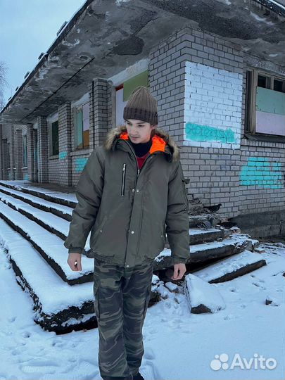 Куртка зимняя с мехом аляска jaded london type