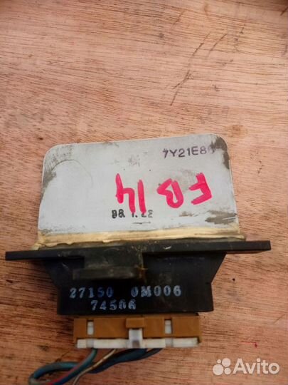 Резистор отопителя Nissan Sunny (B14) viii рестайл