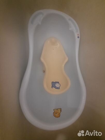 Ванночка для купания с горкой