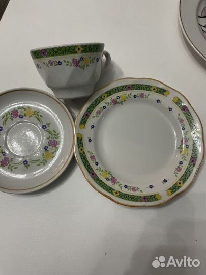 Чайное трио рига СССР