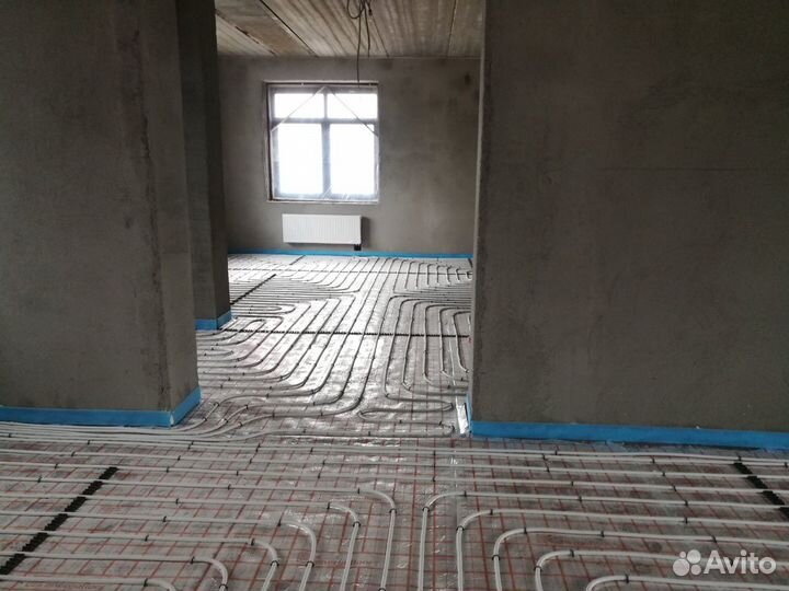 Монтаж отопления, водоснабжения, тёплых полов