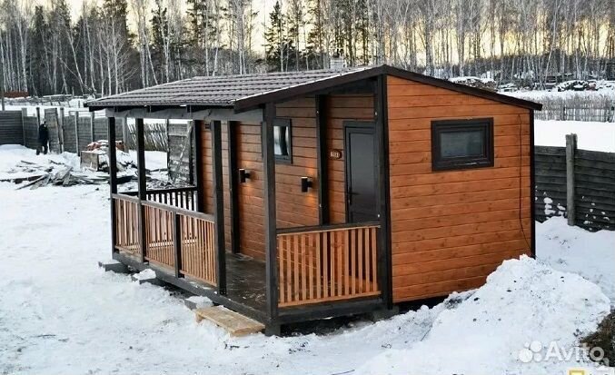 Готовая модульная баня 6м*2.5м