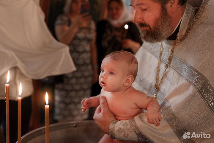 Фотограф на крещение Москва и область