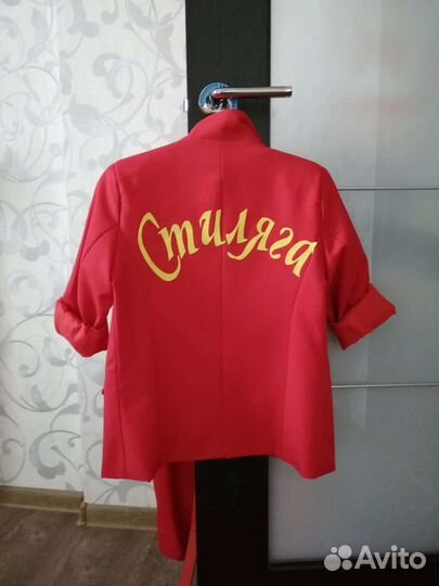 Костюм на мальчика, красный, выпускной 116 - 134