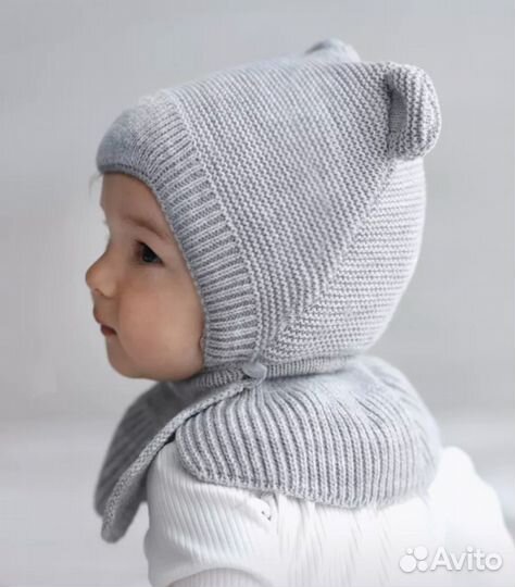 Шапка детская зимняя 44-46