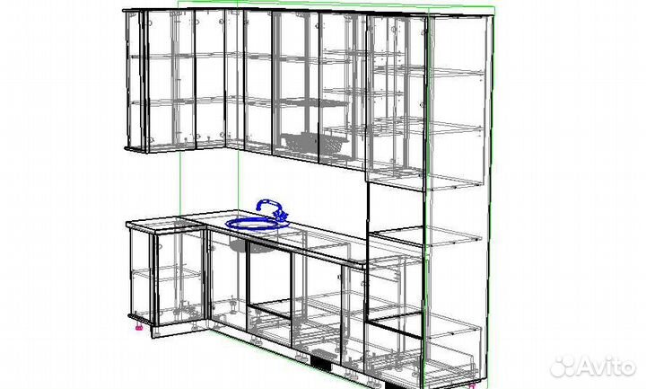 Кухня новая угловая