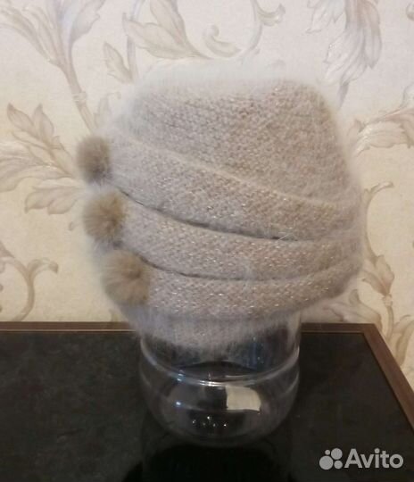 Шапка женская вязаная