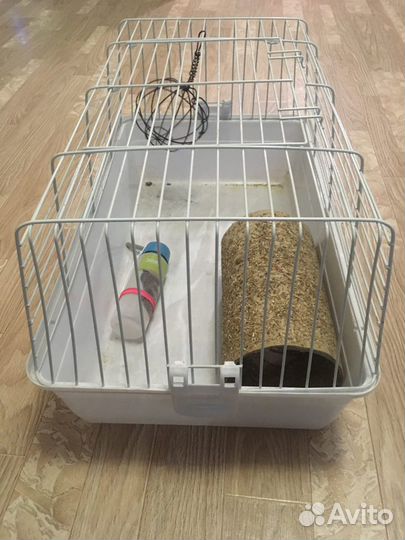 Клетка сенник для грызунов морских свинок поилка