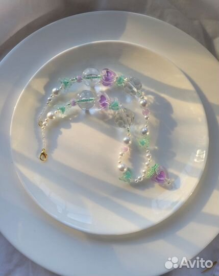 Колье ожерелье бижутерия