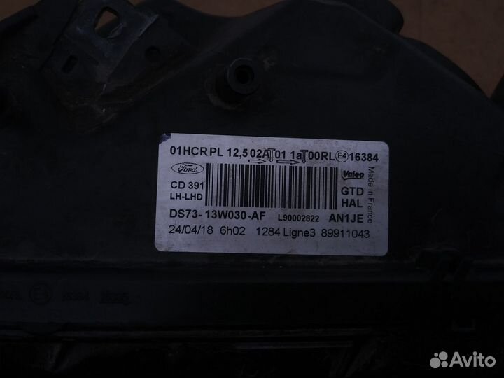 Фара левая Ford Mondeo 5