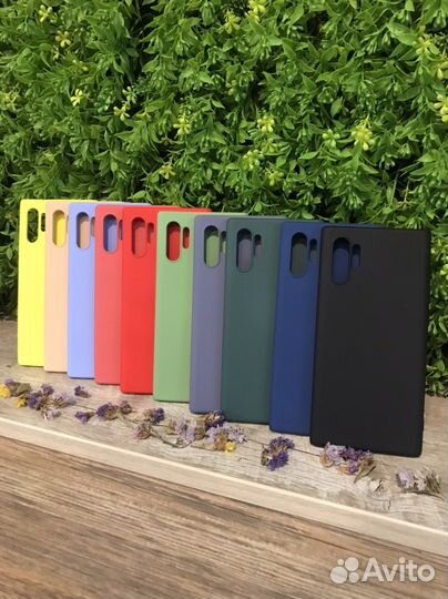 Чехол силиконовый Samsung Note 10 plus