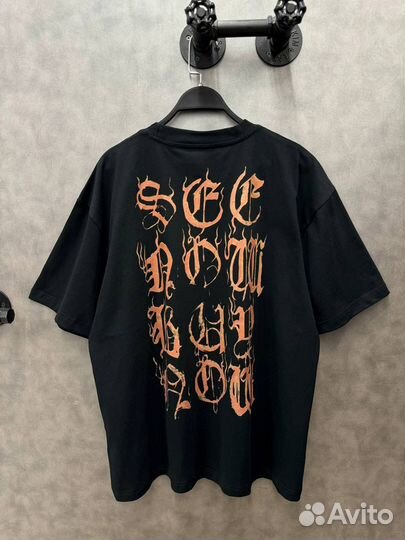 Футболка Balenciaga heavy metal oversize