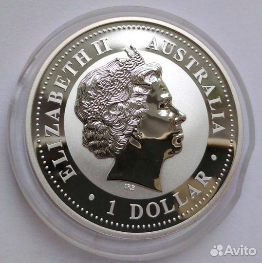 Монета Австралия 1 доллар 2004