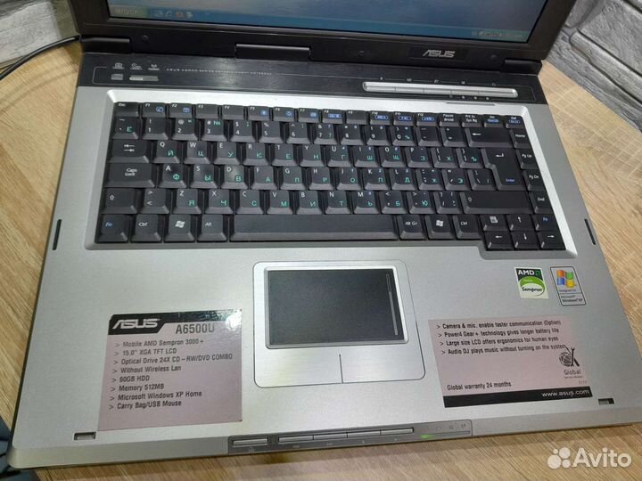 Asus AMD Sempron 1x1,16Ghz/512Mb/60Gb